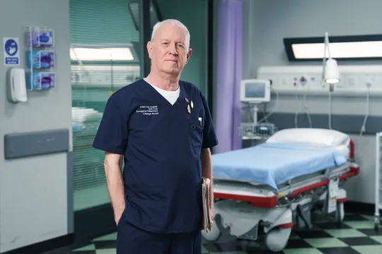 ‘He deserved more’: Major TV star’s candid response to Casualty legend Derek Thompson’s ending