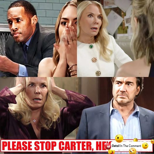 NOTIZIE SHOCK!! Brooke sente per caso e corre a dire a Ridge cosa stanno per fare Hope e Carter | Beautiful