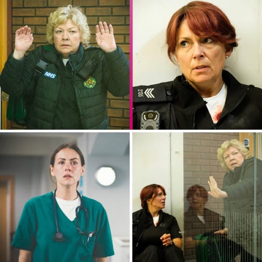 Casualty SPOILERS: Stevie exposed and a hostage horror for Jan and Ffion