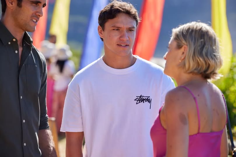 Home and Away’s Tane and Harper to keep a secret in baby story