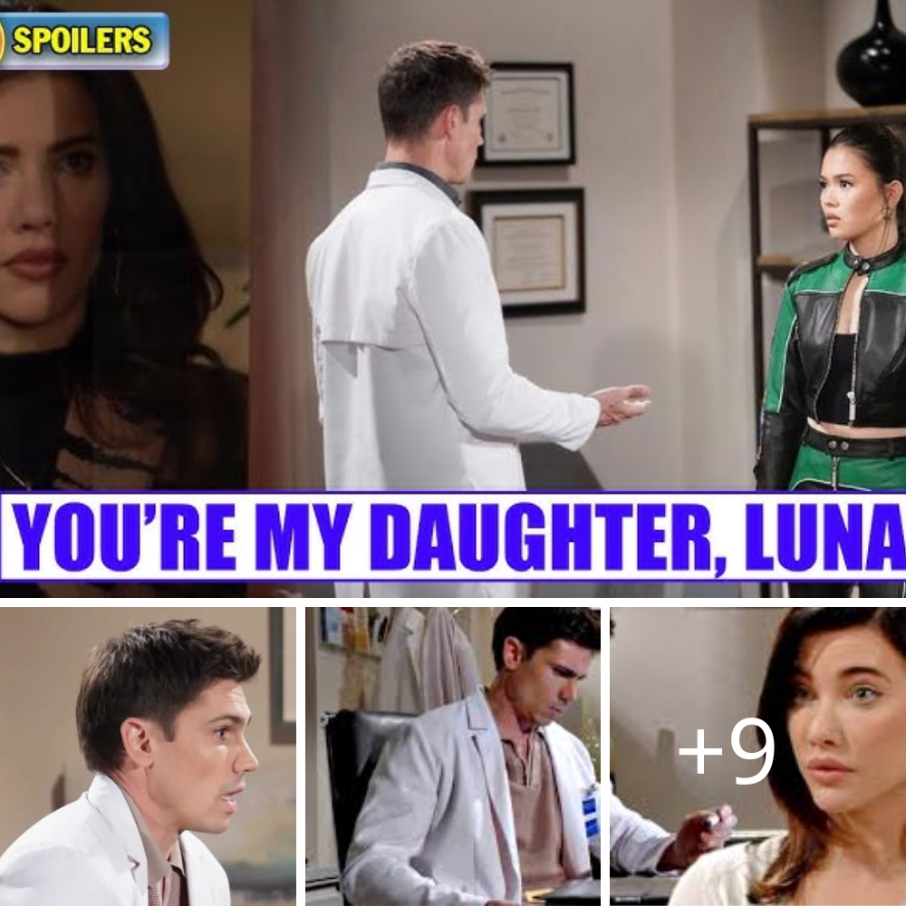 Steffy Sviene Dopo Aver Visto Finn con Luna nel Suo Ufficio e Averlo Sentito Chiamarla “Figlia”